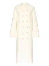Loulou De Saison Amory Double-breasted-button Coat In Neutral