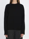 Loulou De Saison Safi Wool And Cashmere Sweater In Black