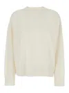 Loulou De Saison Anaa Lds Round Neck Sweater In Neutral