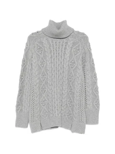 Loulou De Saison Anar Turtleneck Sweater In Gray