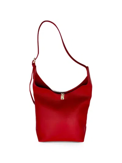 Loulou De Saison Andrea Shoulder Bag In Red