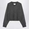 Loulou De Saison Anthracite Grey Cashmere Sweater In Gray