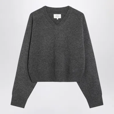 LOULOU DE SAISON LOULOU DE SAISON ANTHRACITE GREY CASHMERE SWEATER