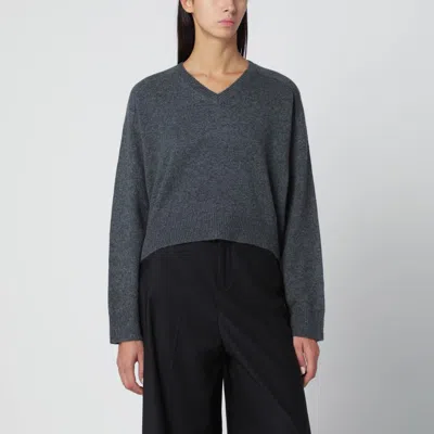 Loulou De Saison Anthracite Grey Cashmere Sweater In Gray