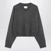 Loulou De Saison Anthracite Grey Cashmere Sweater In Gray