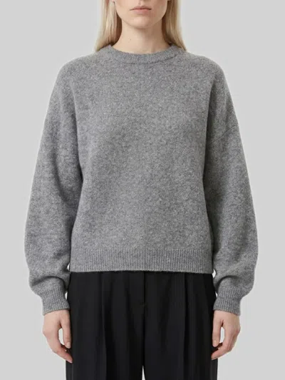 Loulou De Saison Anthracite Tristan Sweater In Gray
