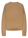 Loulou De Saison Anton Crew-neck Sweater In Brown