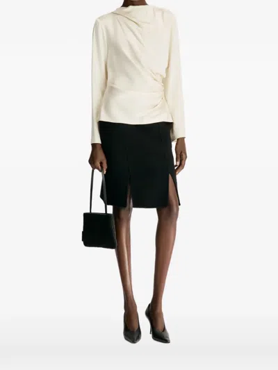 Loulou De Saison Anya Blouse In Neutral