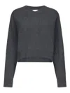 Loulou De Saison V-neck Sweater In Gray