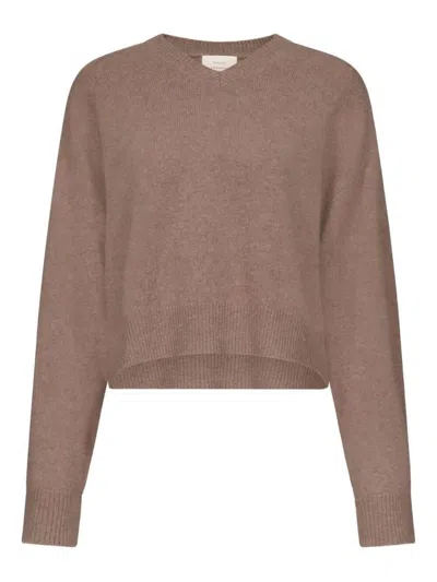 LOULOU DE SAISON LOULOU DE SAISON "ANZOR" LDS V NECK BOXY SWEATER CLOTHING