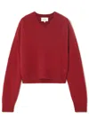 Loulou De Saison Anzor Sweater Woman Burgindy In Red