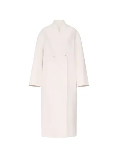 Loulou De Saison Aris Double-breasted Coat In Neutral