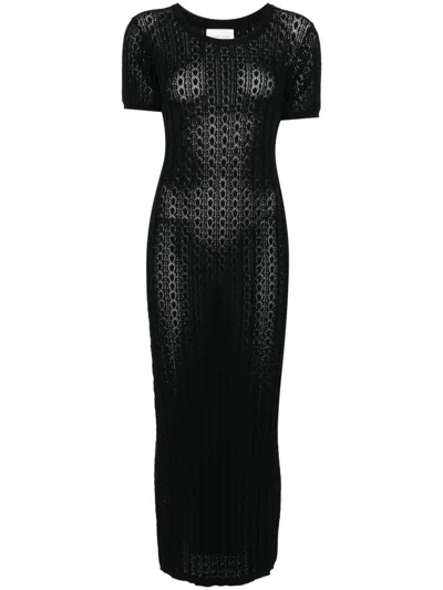 Loulou De Saison Aruba Dress Woman Black