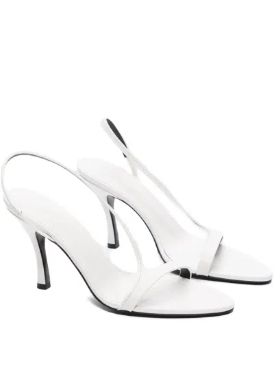 Loulou De Saison Arwa Heeled Sandals In White