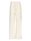 Loulou De Saison Asmar Logo-patch Jeans In Neutral