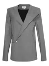 Loulou De Saison Asymmetric-lapel Blazer