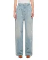 Loulou De Saison Attu Wide Leg Denim Pants In Blue