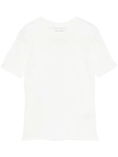Loulou De Saison Avalyn Fitted T-shirt Woman White