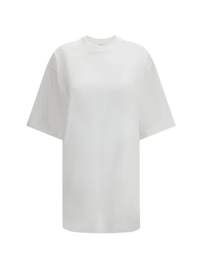 Loulou De Saison Ayaz Mock-neck T-shirt Dress In White