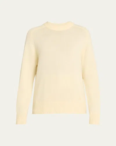 Loulou De Saison Baltra Cashmere Crewneck Sweater In Yellow