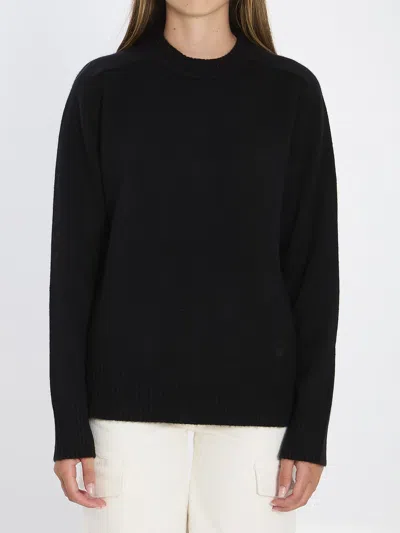 Loulou De Saison Baltra Cashmere Sweater In Black