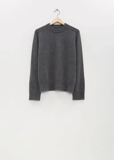 Loulou De Saison Baltra Cashmere Sweater In Gray