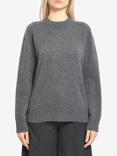 Loulou De Saison Baltra Cashmere Sweater In Gray
