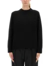Loulou De Saison Black Cashmere Sweater In Black
