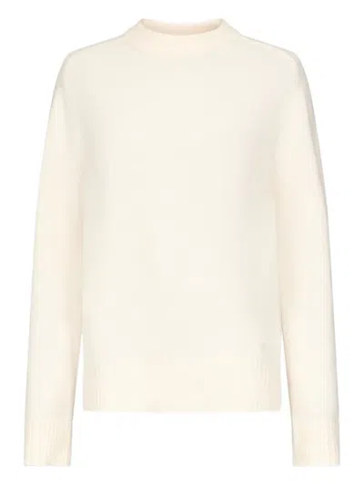 Loulou De Saison Baltra Ribbed-hem Cashmere Sweater In Neutral