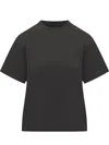 Loulou De Saison Basic Gironeck T-shirt In Black
