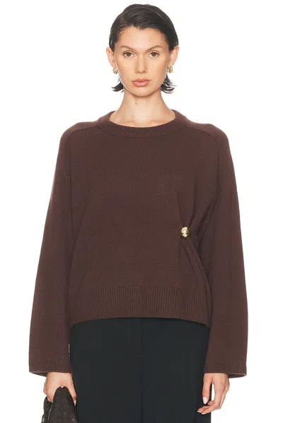 LOULOU DE SAISON BILLL DRAPED SWEATER