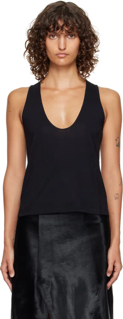Loulou De Saison Black Albia Lds Jersey Tank Top