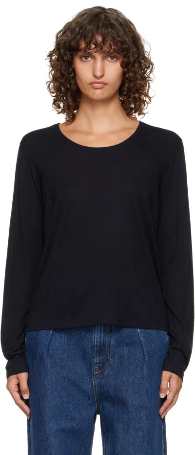 Loulou De Saison Black Ava Lds Longsleeve Jersey T-shirt