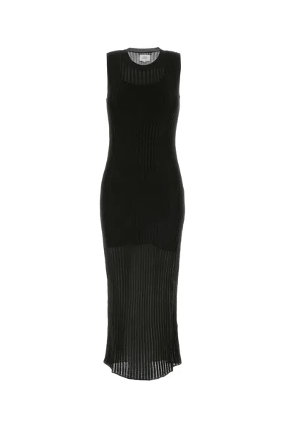Loulou De Saison Black Knit Icaria Dress