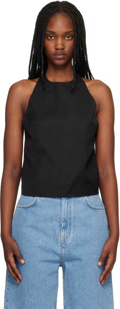 Loulou De Saison Black Sami Halter Blouse