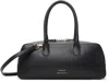Loulou De Saison Seth Calf Leather Rectangular Handbag In Black