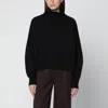 Loulou De Saison Black Wool And Cashmere Sweater In Black