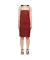 Loulou De Saison Blanca Minidress In Burgundy
