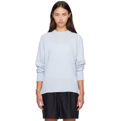 Loulou De Saison Blue Baltra Lds Cashmere Sweater In Light Blue