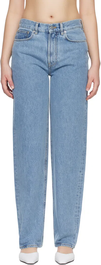 Loulou De Saison Blue Samur Lds Organic Denim Boyfriend Jeans