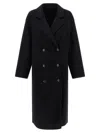 Loulou De Saison Rosco Double-breasted Coat In Black