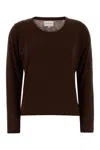 Loulou De Saison Brown Viscose Blend Ava T-shirt In Brown