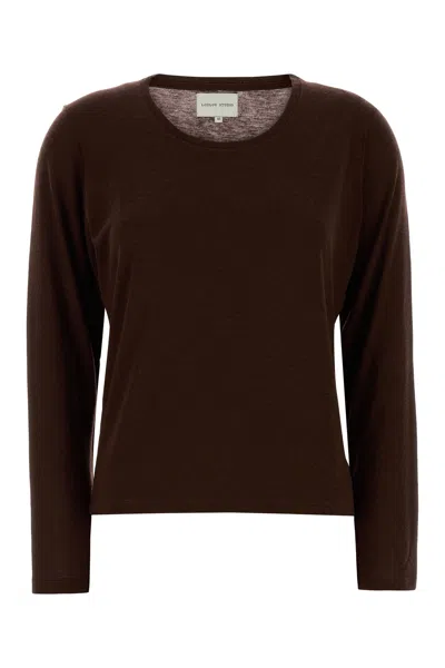 Loulou De Saison Brown Viscose Blend Ava T-shirt