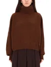 Loulou De Saison Brown Wool-cashmere Sweater In Brown