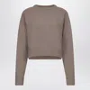 Loulou De Saison Bruzzi Lds Taupe Melange Sweater In Brown
