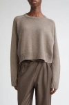 Loulou De Saison Bruzzi Oversize Wool & Cashmere Sweater In Brown