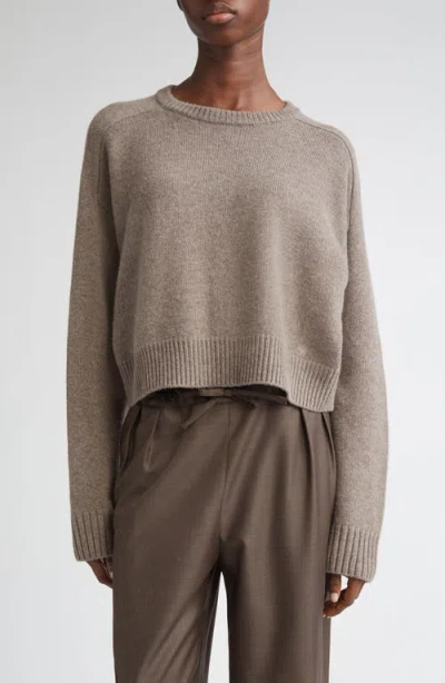 Loulou De Saison Bruzzi Oversize Wool & Cashmere Sweater In Brown