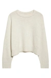 Loulou De Saison Bruzzi Oversize Wool & Cashmere Sweater In Gray