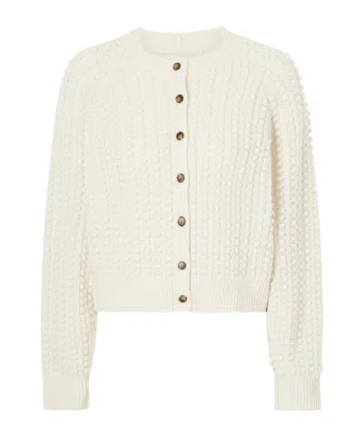 Loulou De Saison Bubble Needle Cardigan In Neutral