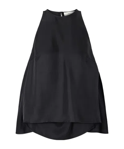 Loulou De Saison Cami Silk Top In Black